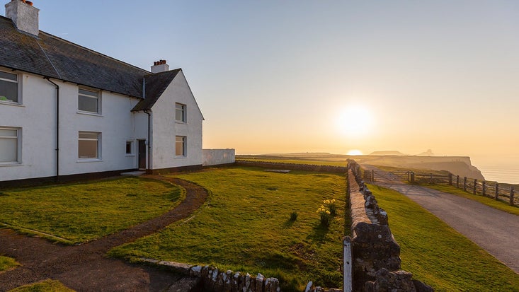 The exterior of 1 Coastguard Cottage, West Gower, Swansea
